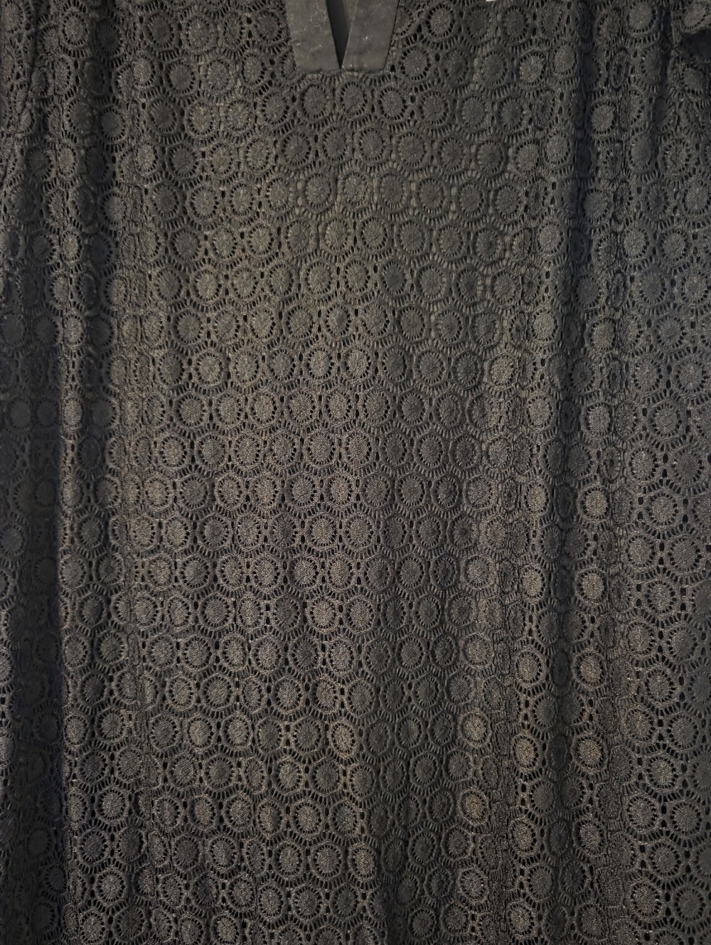 Isaac Mizrahi Live Plus Size Black Lace Overlay Maxi Dress. Sz 3X Resortwear - Picture 4 of 9